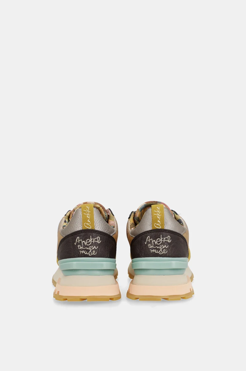 Sneakers jaunes et dorés Bloom