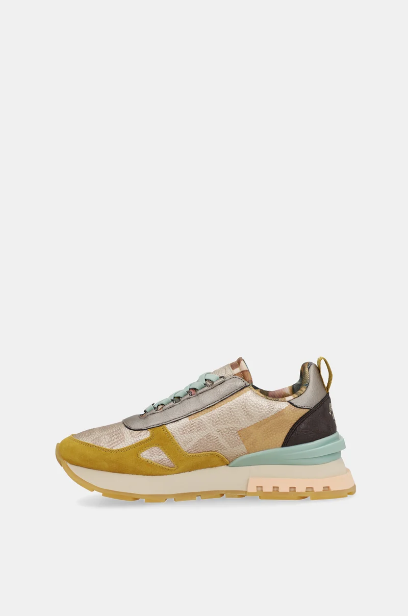 Sneakers jaunes et dorés Bloom