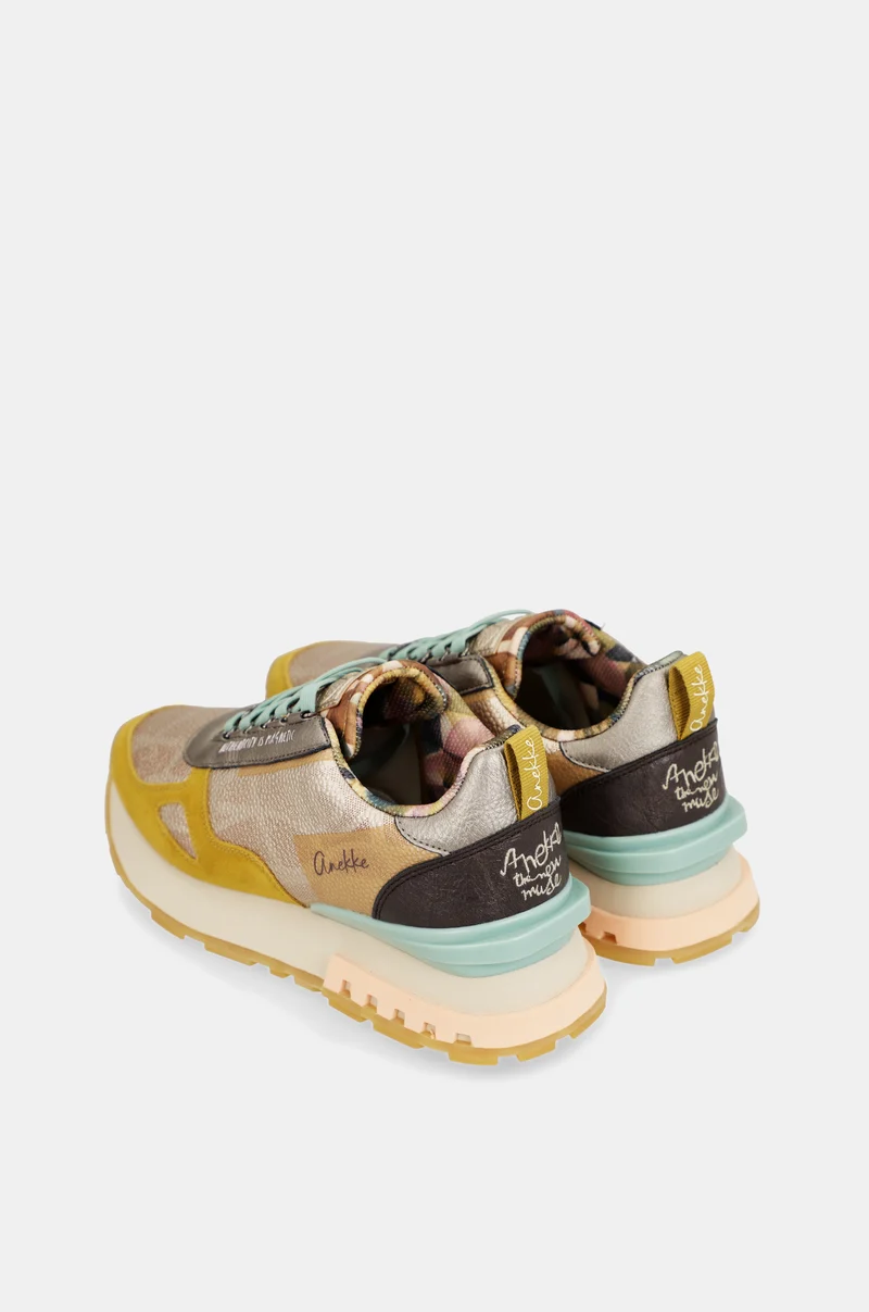 Sneakers jaunes et dorés Bloom