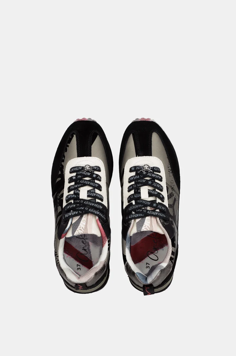 Sneakers noirs et plomb