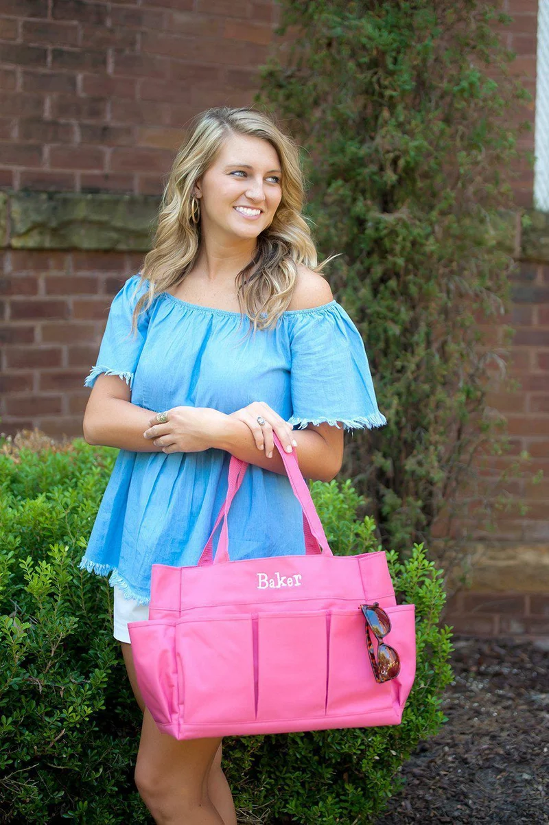 Hot Pink Carry All Bag - Personalized