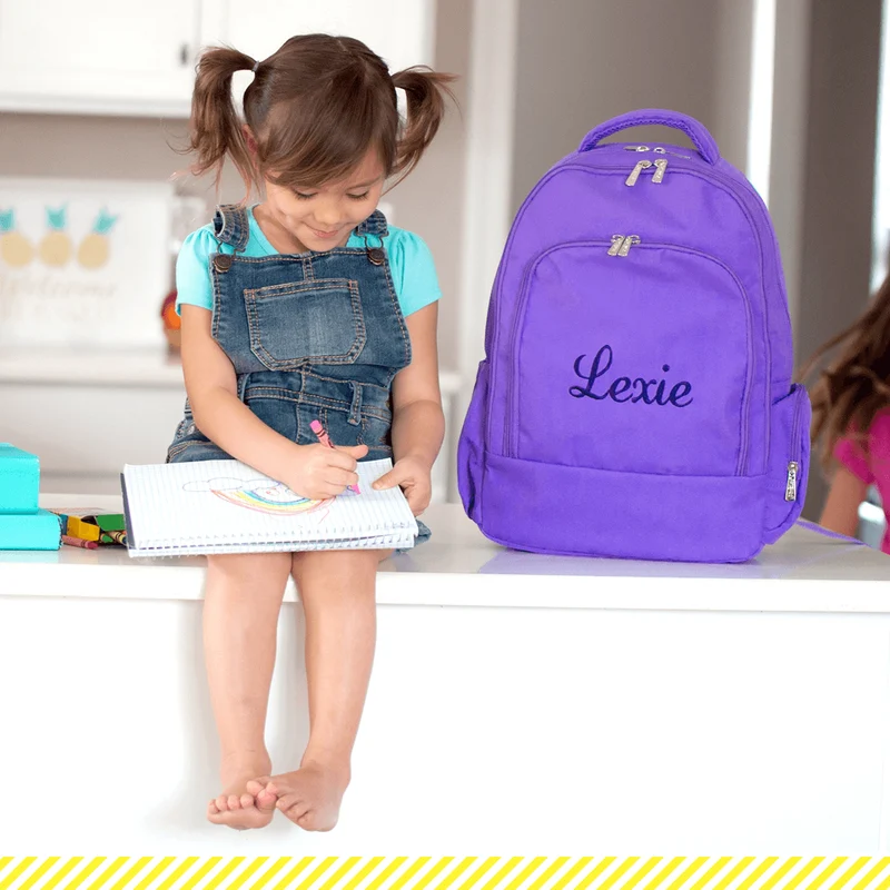 Purple Backpack - Personalized