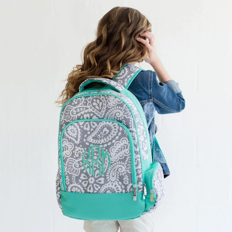 Parker Paisley Backpack - Personalized