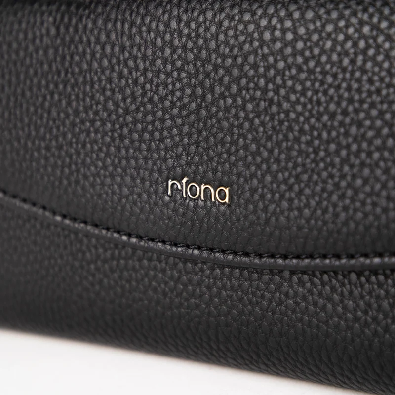 Riona Katy Pebbled 2.0 RFID Large Flap Wallet