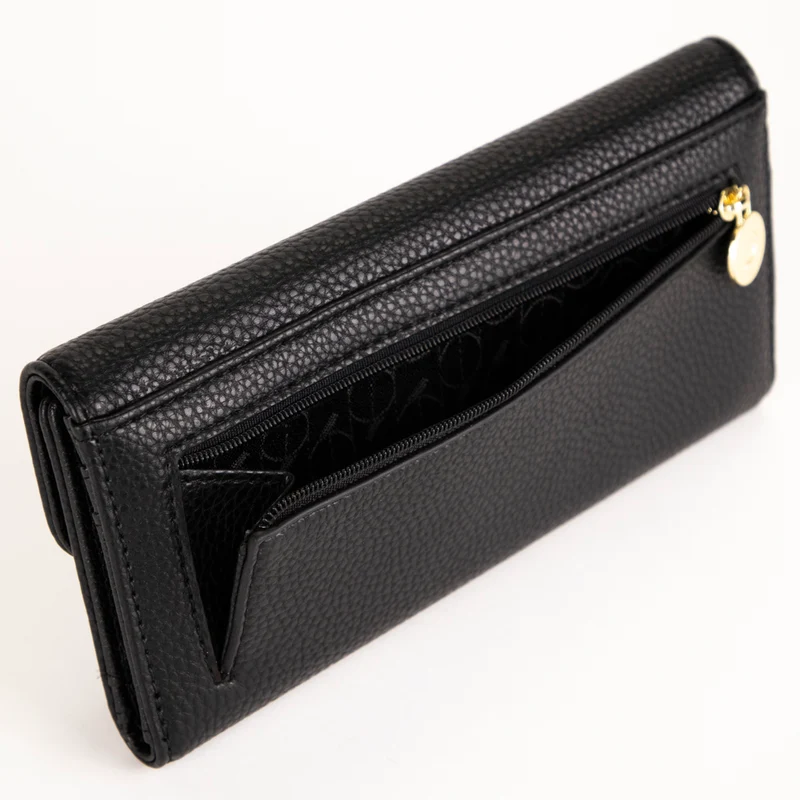 Riona Katy Pebbled 2.0 RFID Large Flap Wallet