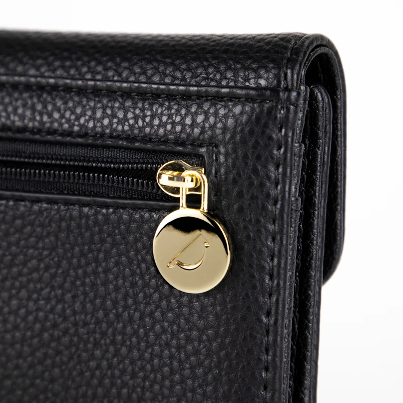 Riona Katy Pebbled 2.0 RFID Large Flap Wallet