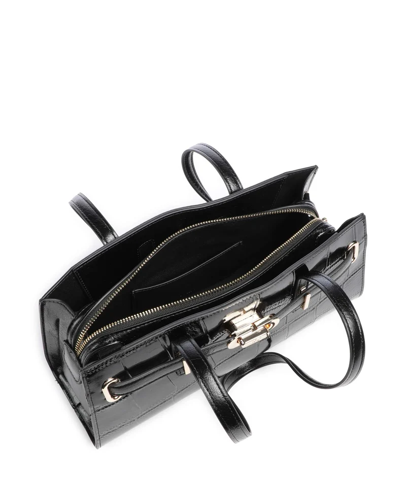 Dune London Depend Sac porté épaule black croc