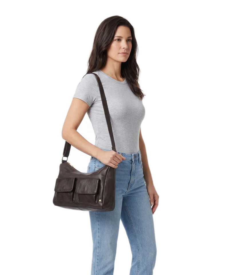 Depeche Golden Chic Sac bandoulière coffee