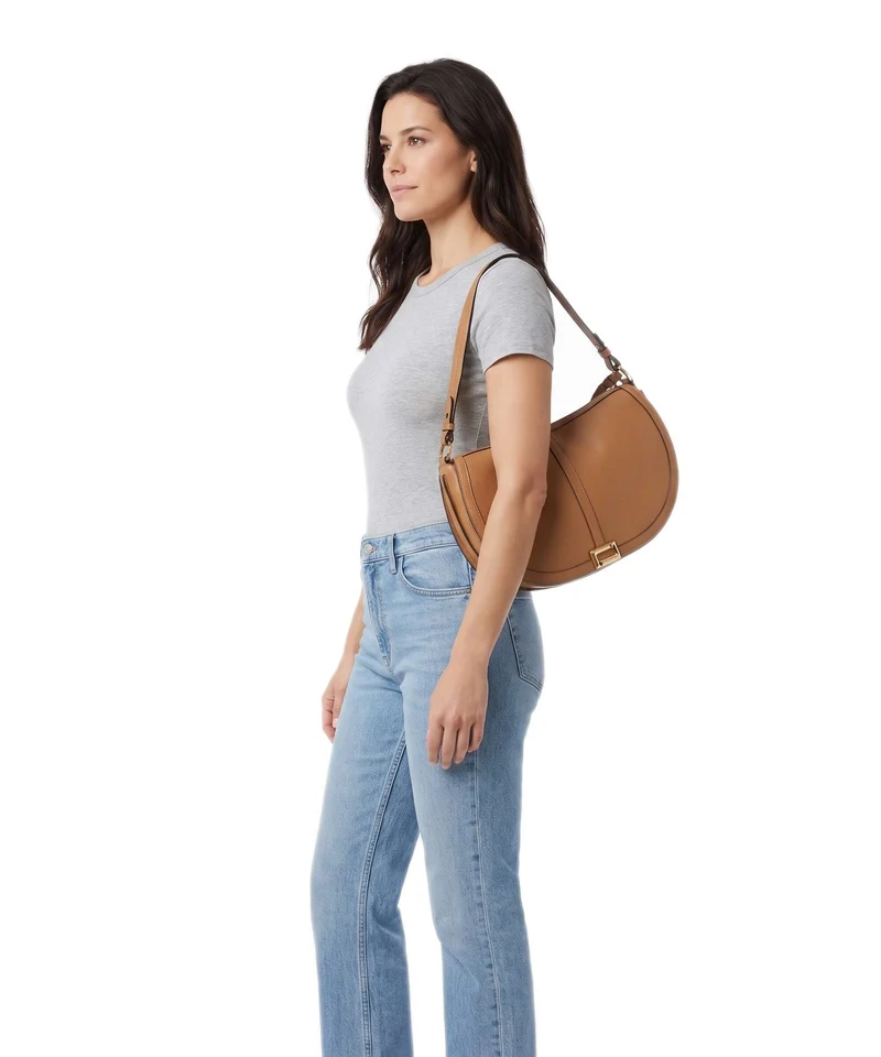 Lancel Céleste L Sac porté épaule camel