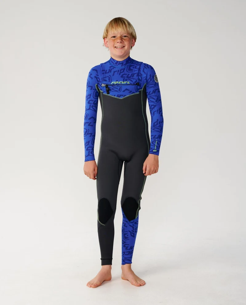 Kids Dawn Patrol 3/2 Chest Zip Steamer