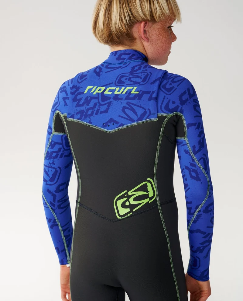 Kids Dawn Patrol 4/3 Chest Zip Steamer