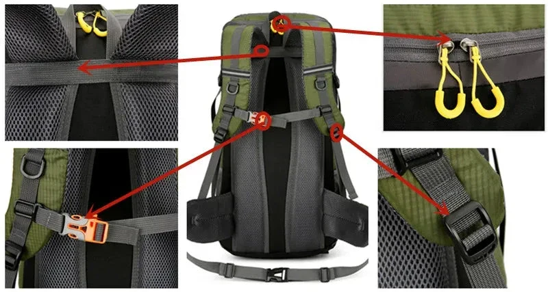 Sac à Dos Randonnée 50l | Léger et Respirant