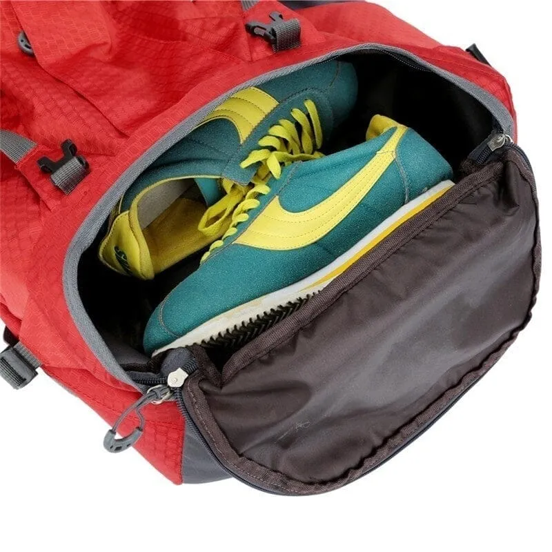 Sac à Dos Randonnée 50l | Compartiments Multiples Nylon