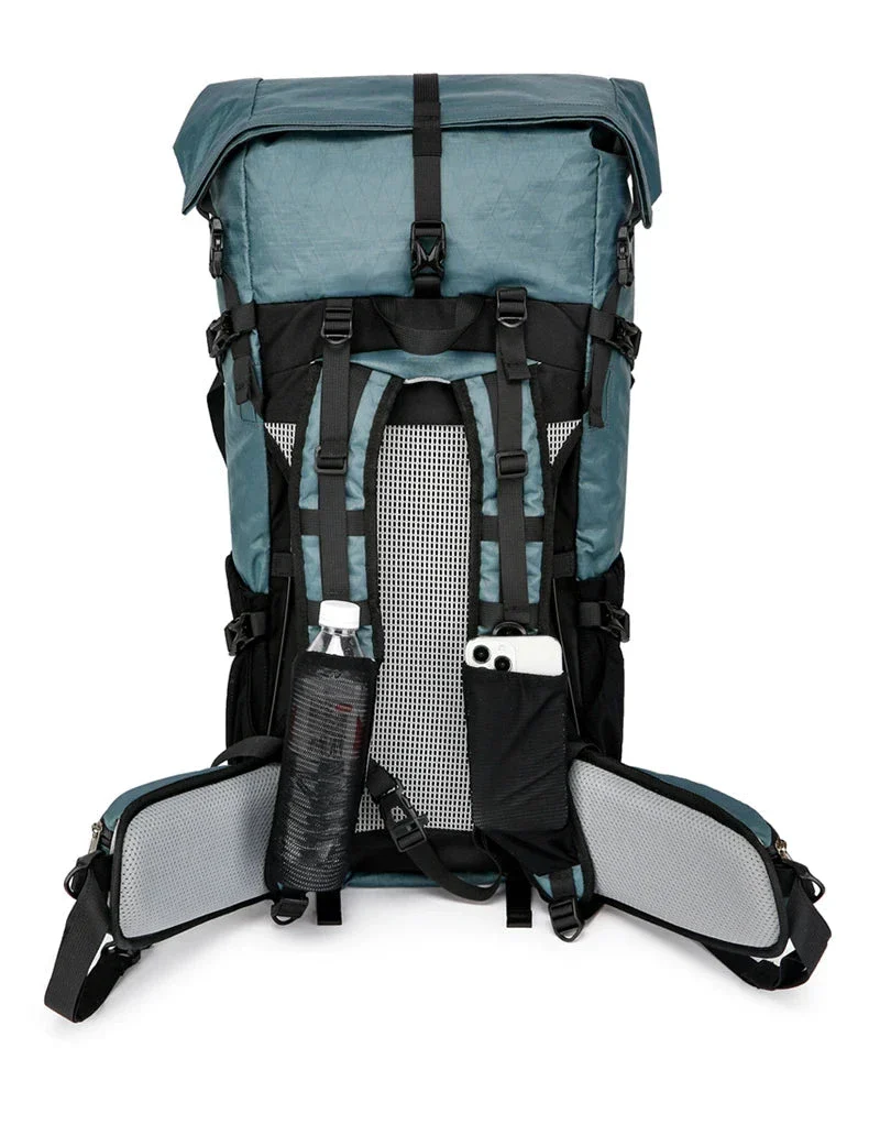 Sac à Dos Randonnée 40l | Roll-Top Extensible Nylon