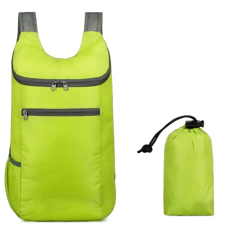 Sac à Dos Pliable Voyage | Ultra-Léger Imperméable Nylon