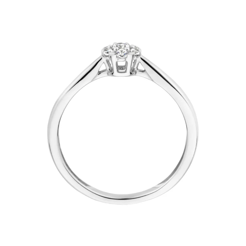 Blush Femmes Bague Or blanc 14 carats 1248WZI/60