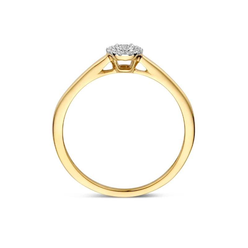 Blush Bague en or 14 carats avec diamants naturels 1678BDI/54