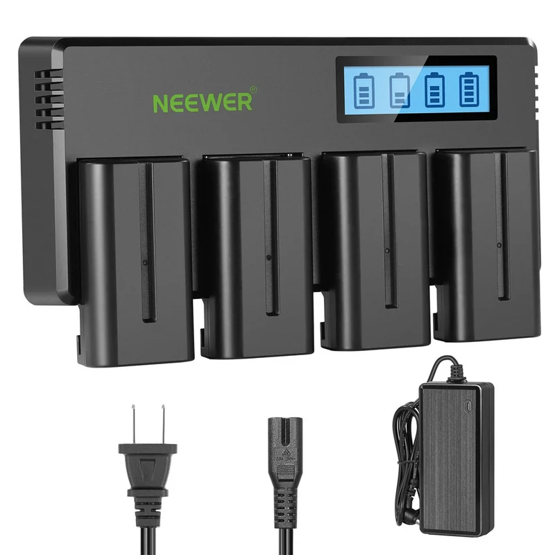 Chargeur Quadruple avec 4 Piles NP-F550