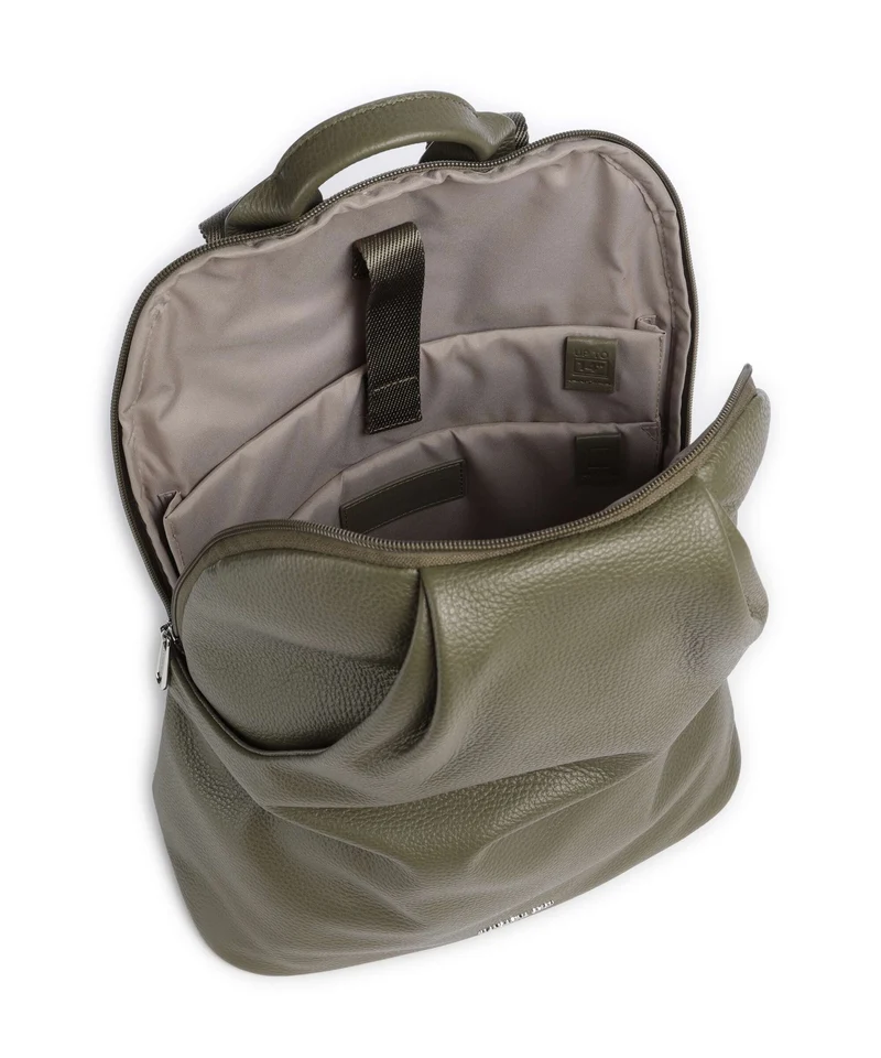 Mandarina Duck Mellow Leather Sac à dos winter olive