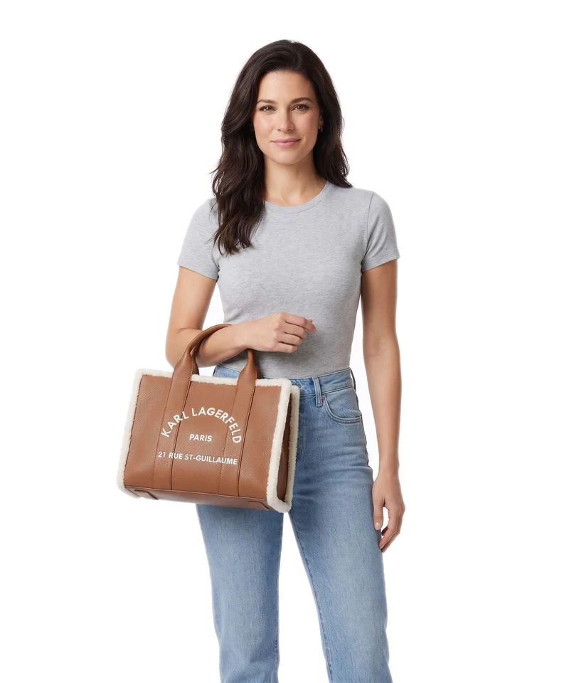 Karl Lagerfeld K/Rue St Guillaume Medium Sac à main dark tan