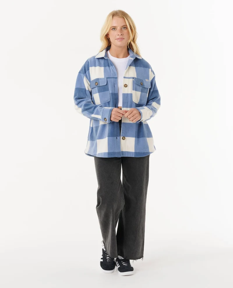 Neon Isles Fleece Long Sleeve Shirt