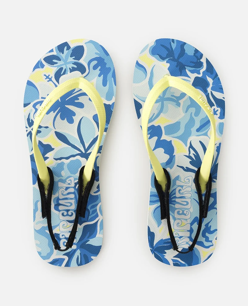 Mixed Bloom Open Toe Sandal - Girls