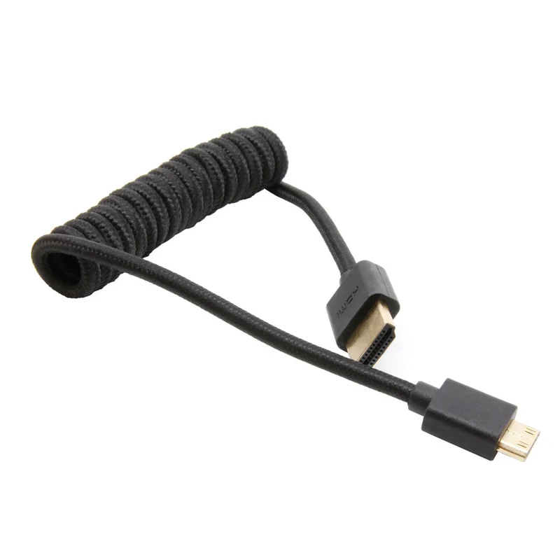 Câble Enroulé série Performance HDMI A à HDMI C 12po