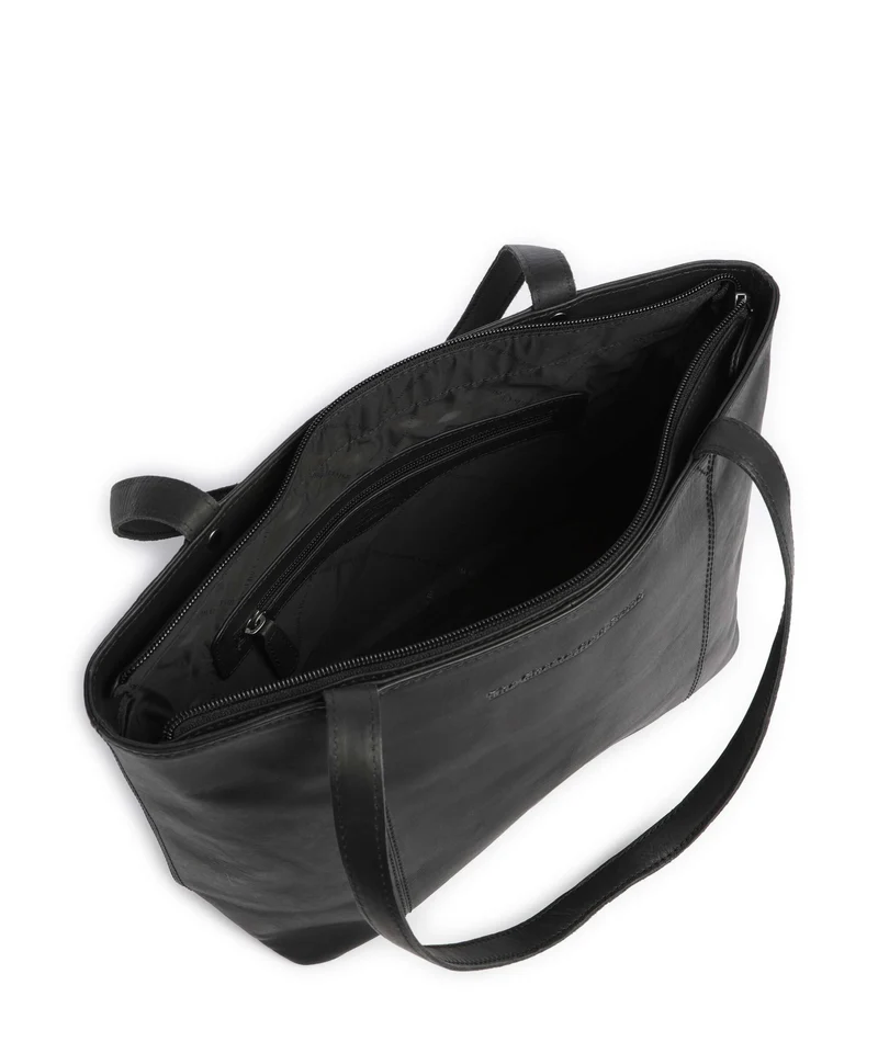 The Chesterfield Brand Wax Pull Up Cow Anira Cabas black