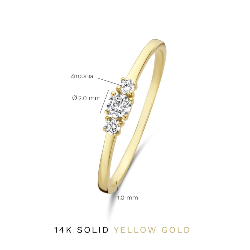 Isabel Bernard Rivoli Bague Or 14 carats IB330050-50