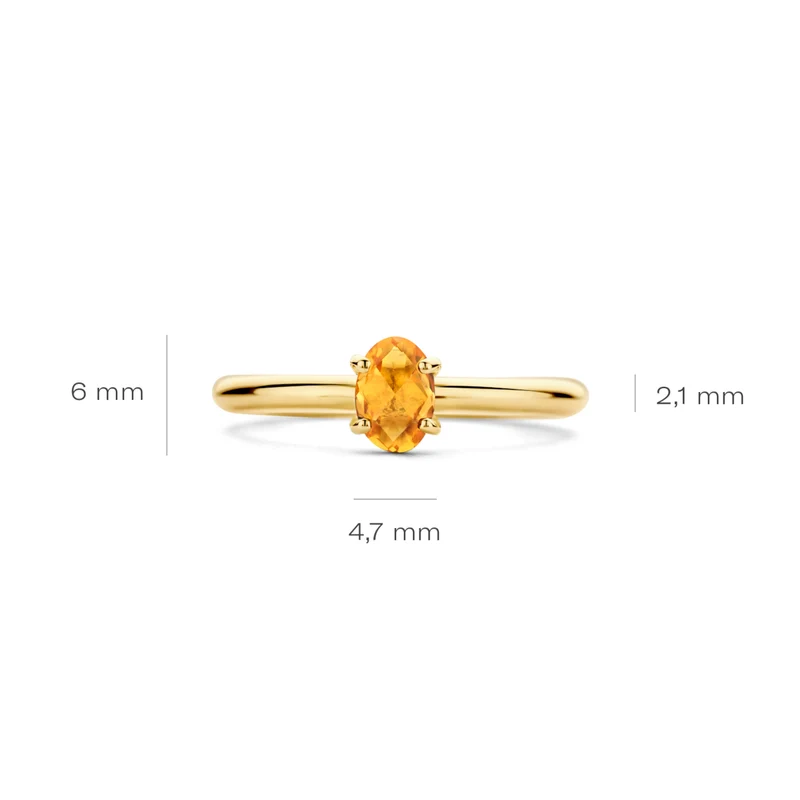 Blush Femmes Bague Or 14 carats 1242YCI/58