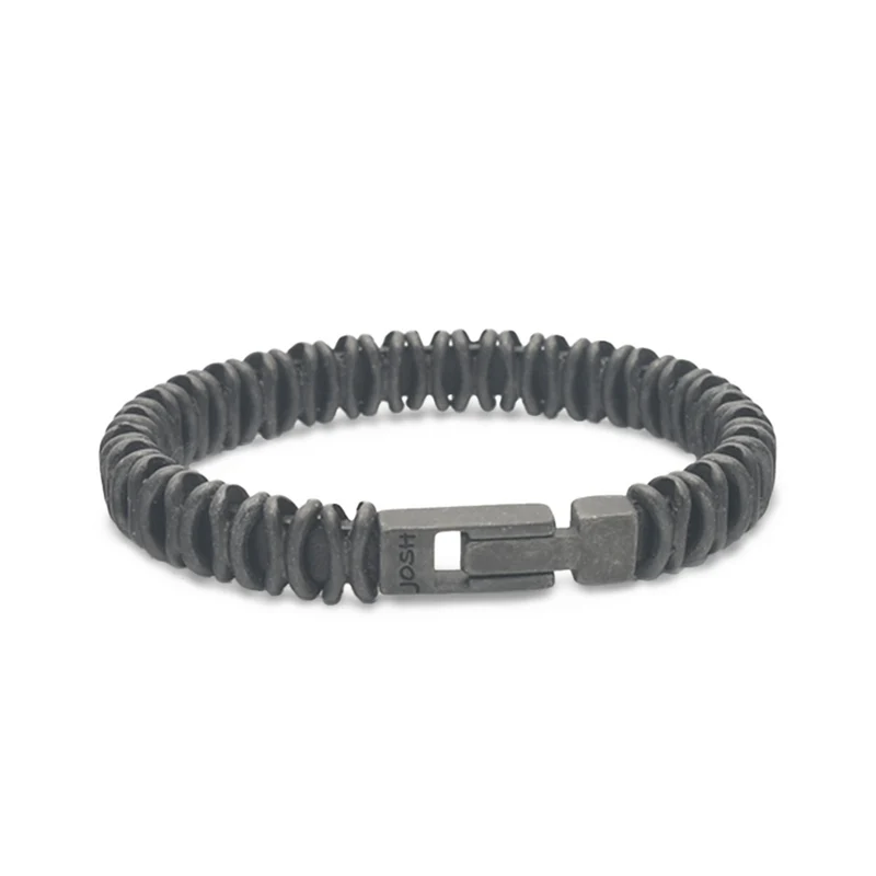 Josh Black Alloy Bracelet 03559VB/NCLR/LME