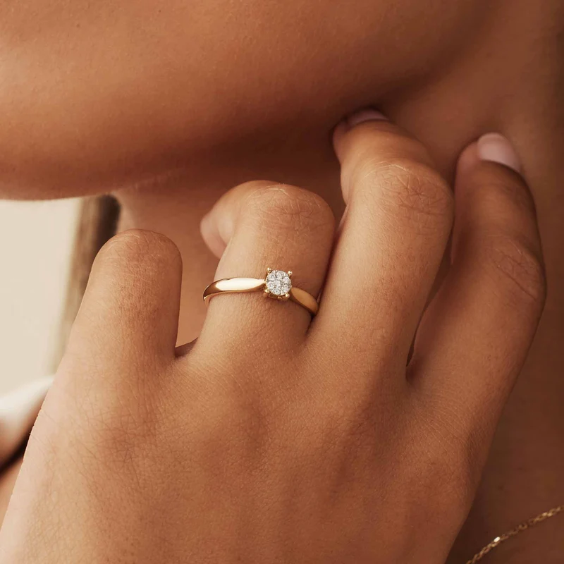 Isabel Bernard De la Paix Bague Or 14 carats IBD330007-50