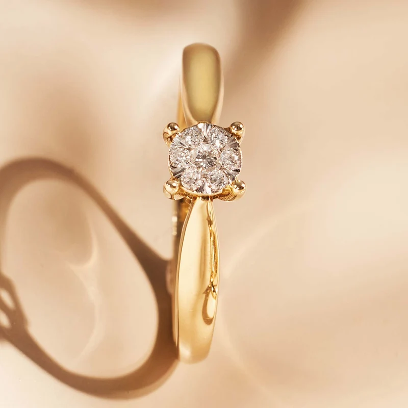 Isabel Bernard De la Paix Bague Or 14 carats IBD330007-50