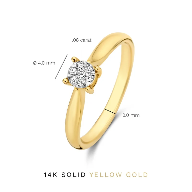 Isabel Bernard De la Paix Bague Or 14 carats IBD330007-50