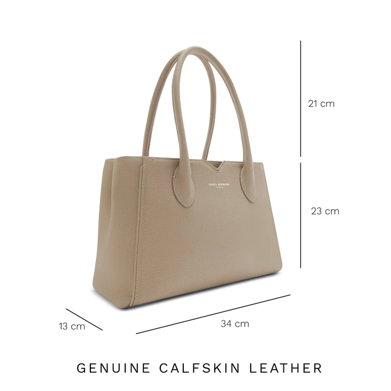 Isabel Bernard Honoré Sac à Main Taupe IB25082-078