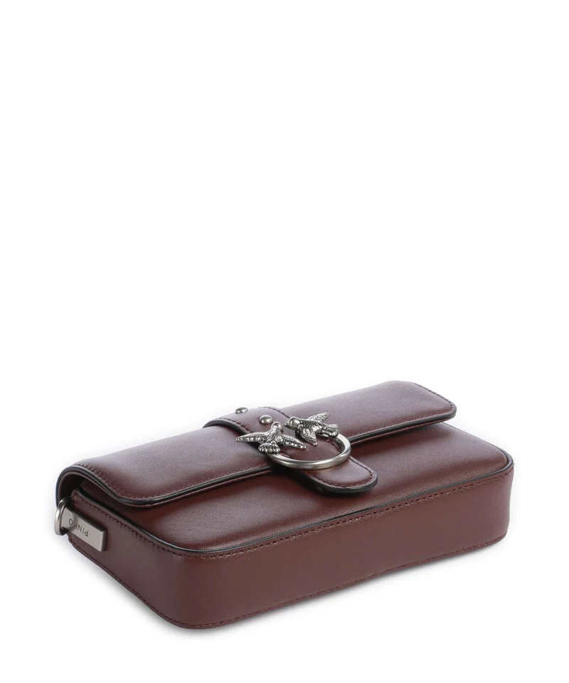 Pinko Love One Baby Sac porté épaule burgundy wine/old silver