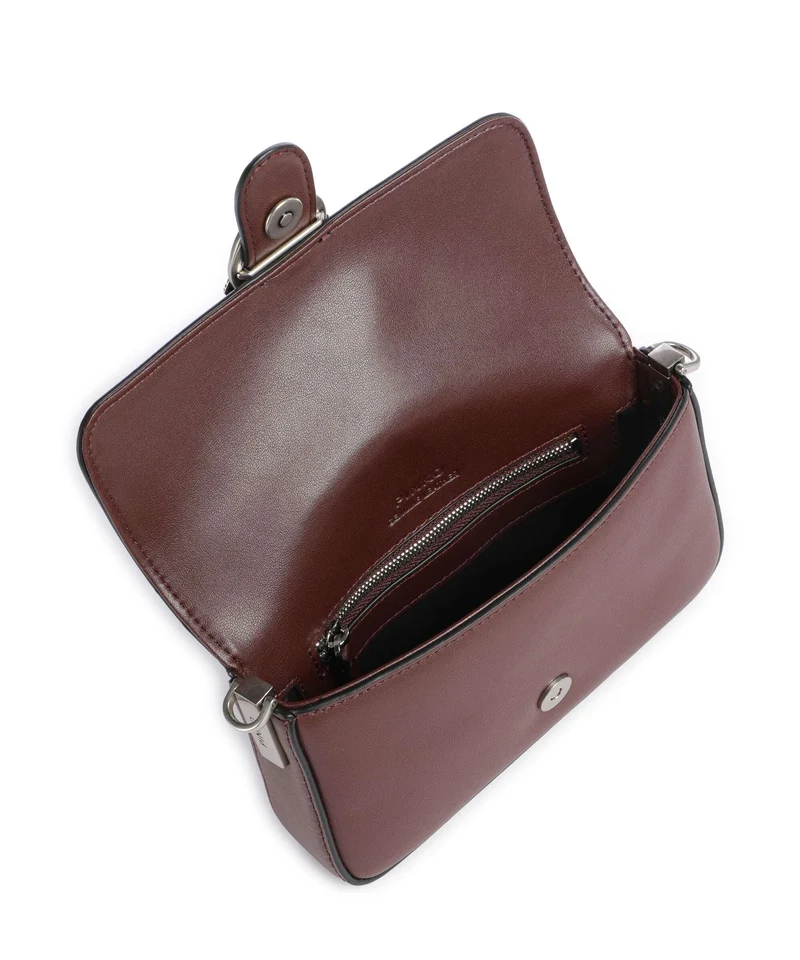 Pinko Love One Baby Sac porté épaule burgundy wine/old silver