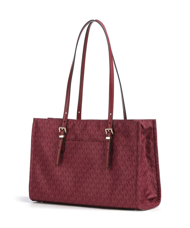 Michael Kors Zadie Medium Cabas deep red