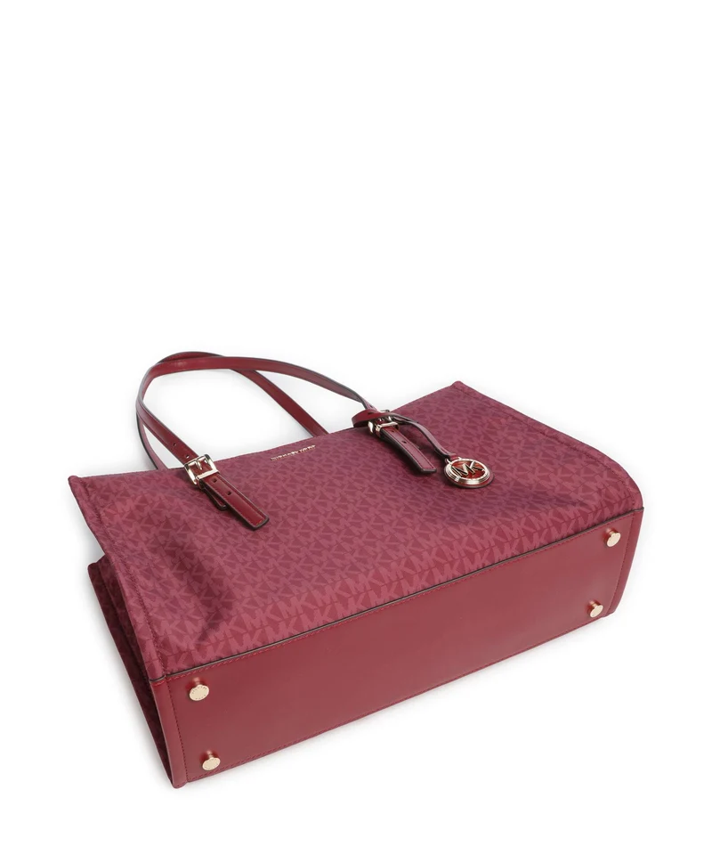 Michael Kors Zadie Medium Cabas deep red