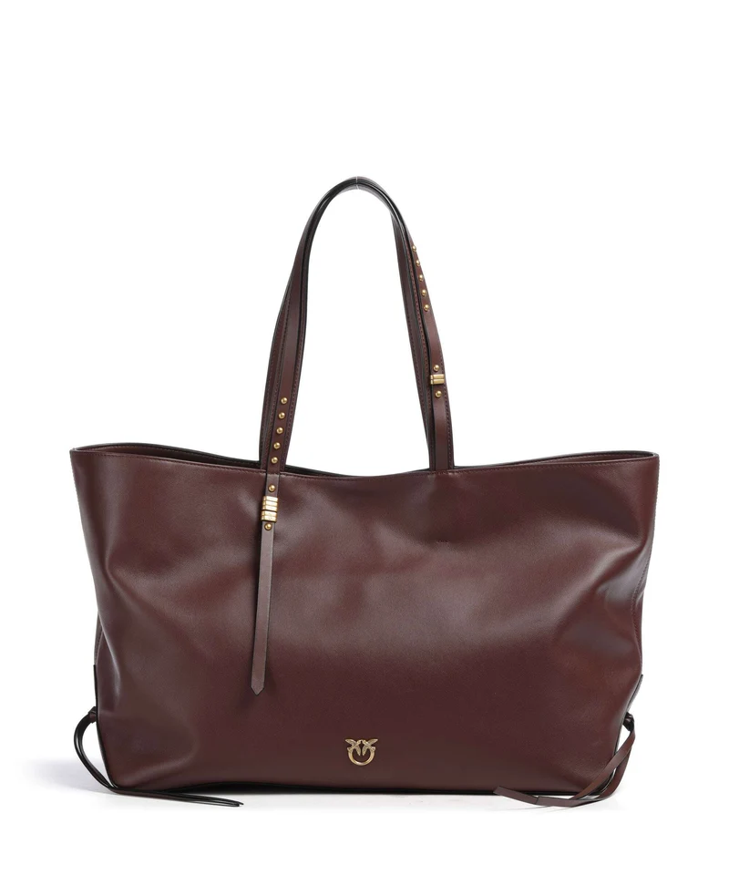 Pinko Cabas burgundy wine/antique gold