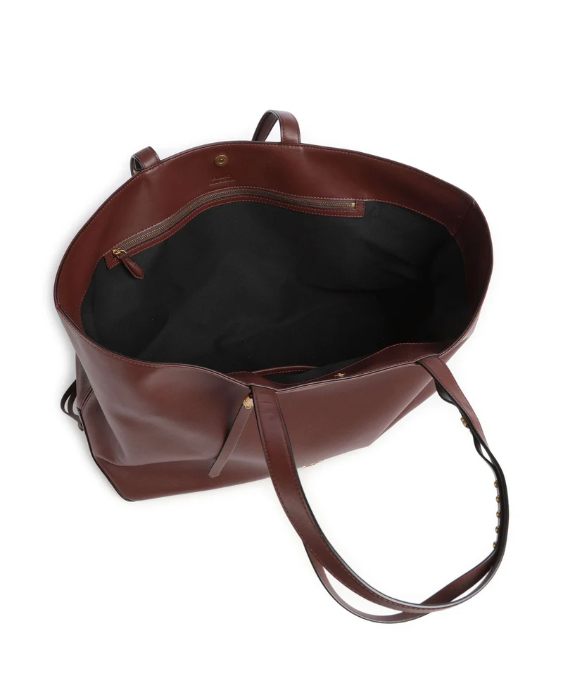 Pinko Cabas burgundy wine/antique gold