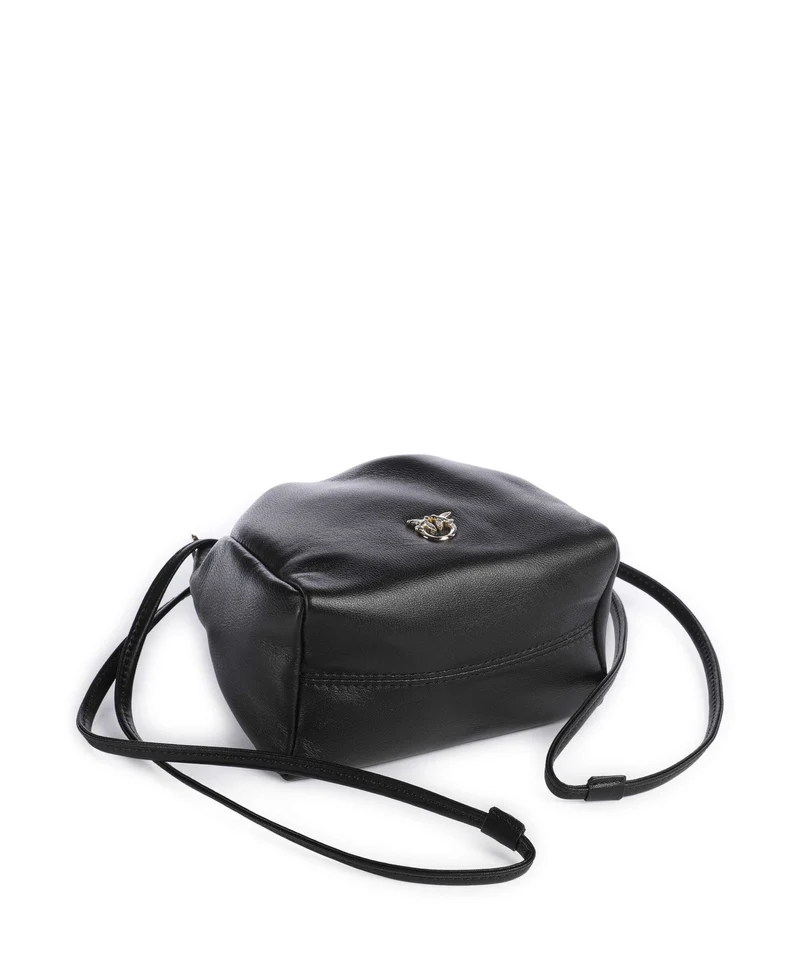 Pinko Flower Sac seau nero/limousine/oro