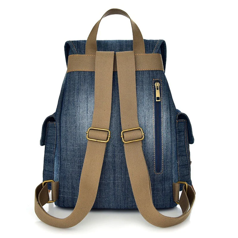 Jess sac à dos femme en jean tendance