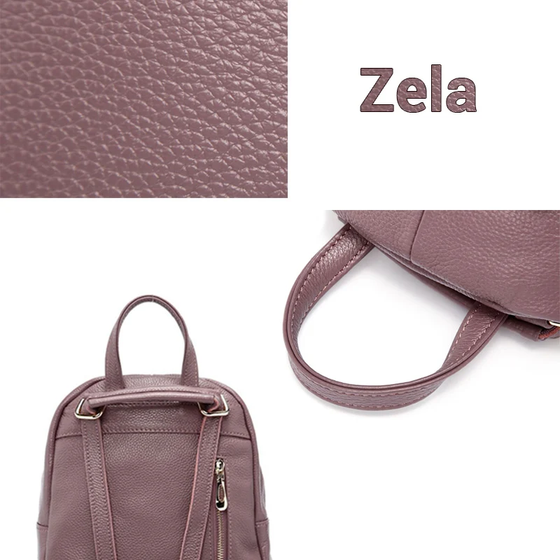 Zela petit sac à dos convertible cuir