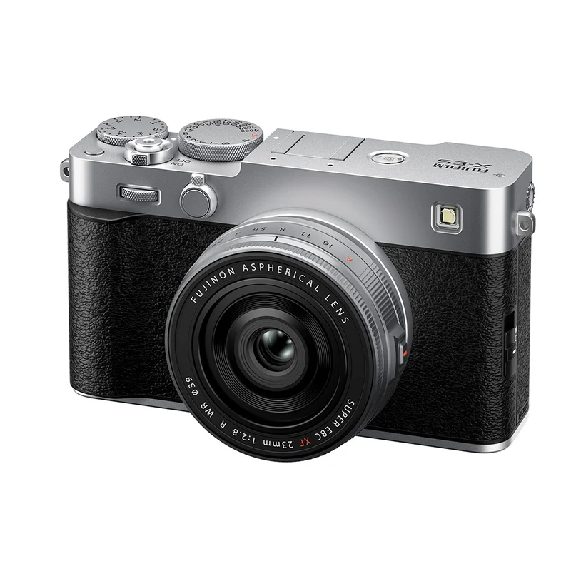 X-E5 avec XF 23mm f/2.8 R WR (Argent)