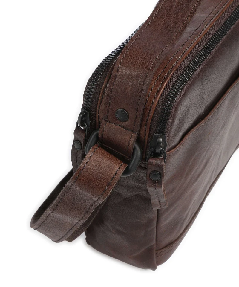 Spikes & Sparrow Bronco Randell Sac bandoulière dark brown