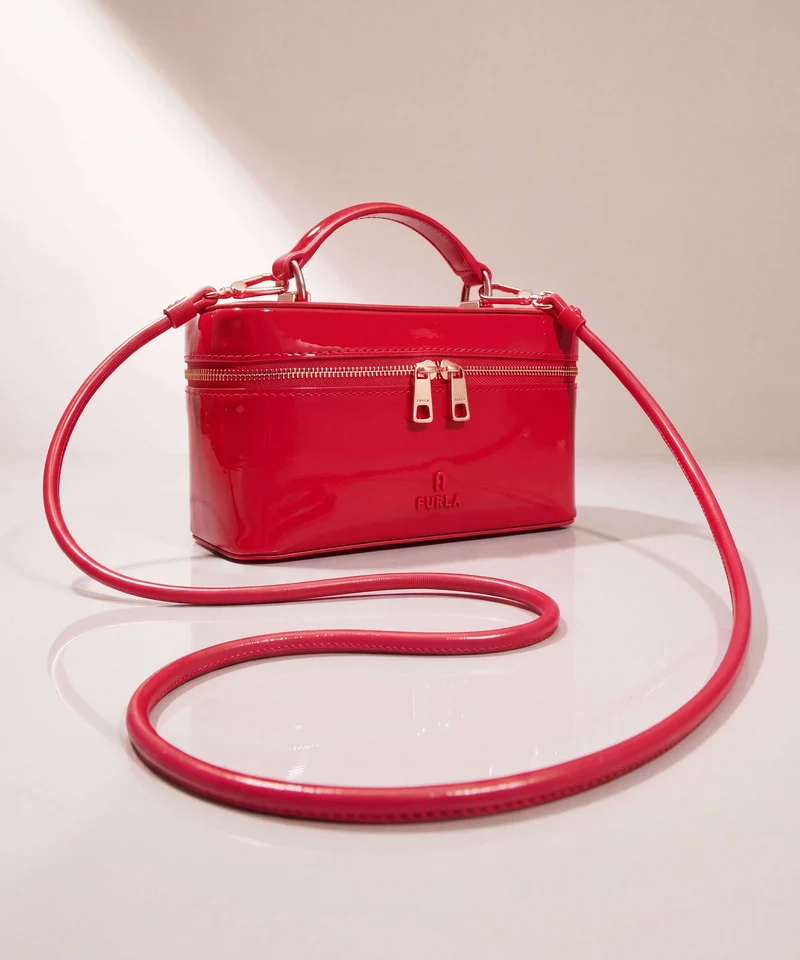 Furla Camelia Micro Sac bandoulière rosso