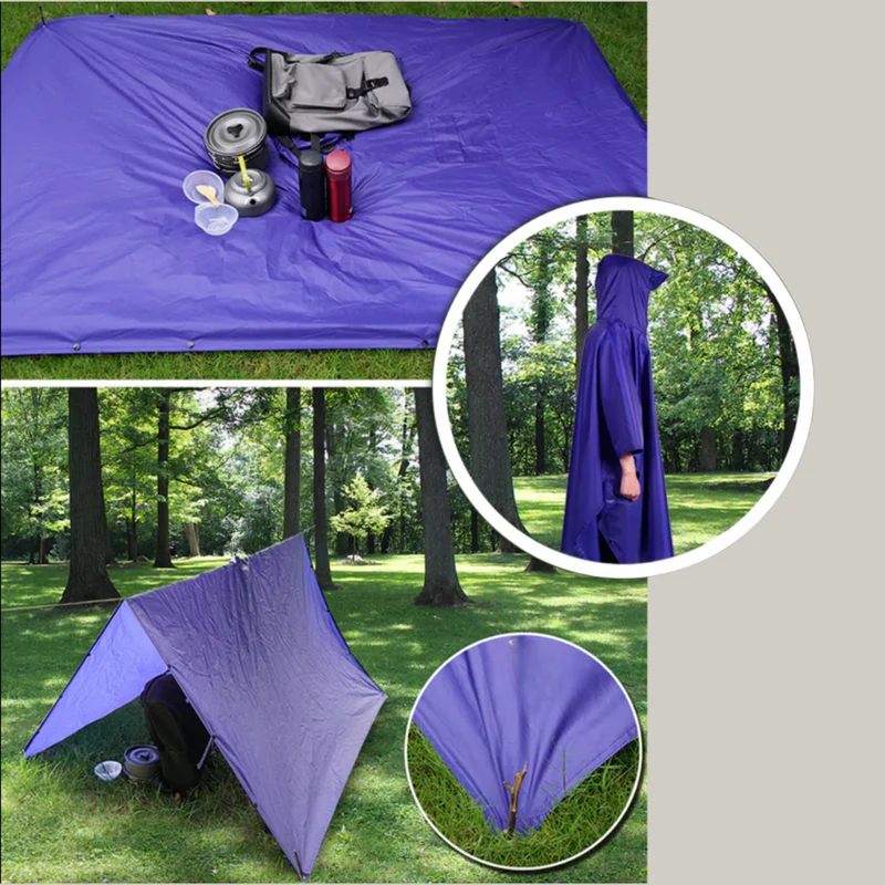 Poncho de Pluie Ultra Léger | Protection Randonnée et Vélo