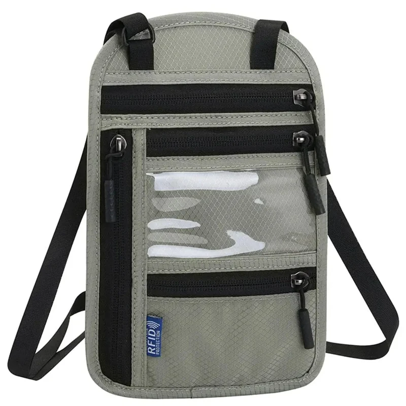Pochette Voyage Tour de Cou Rfid | Protection Billets et Documents