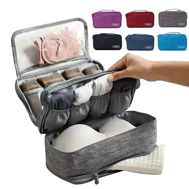 Pochette Sous-Vêtements Voyage | Nylon Compact avec Poignée